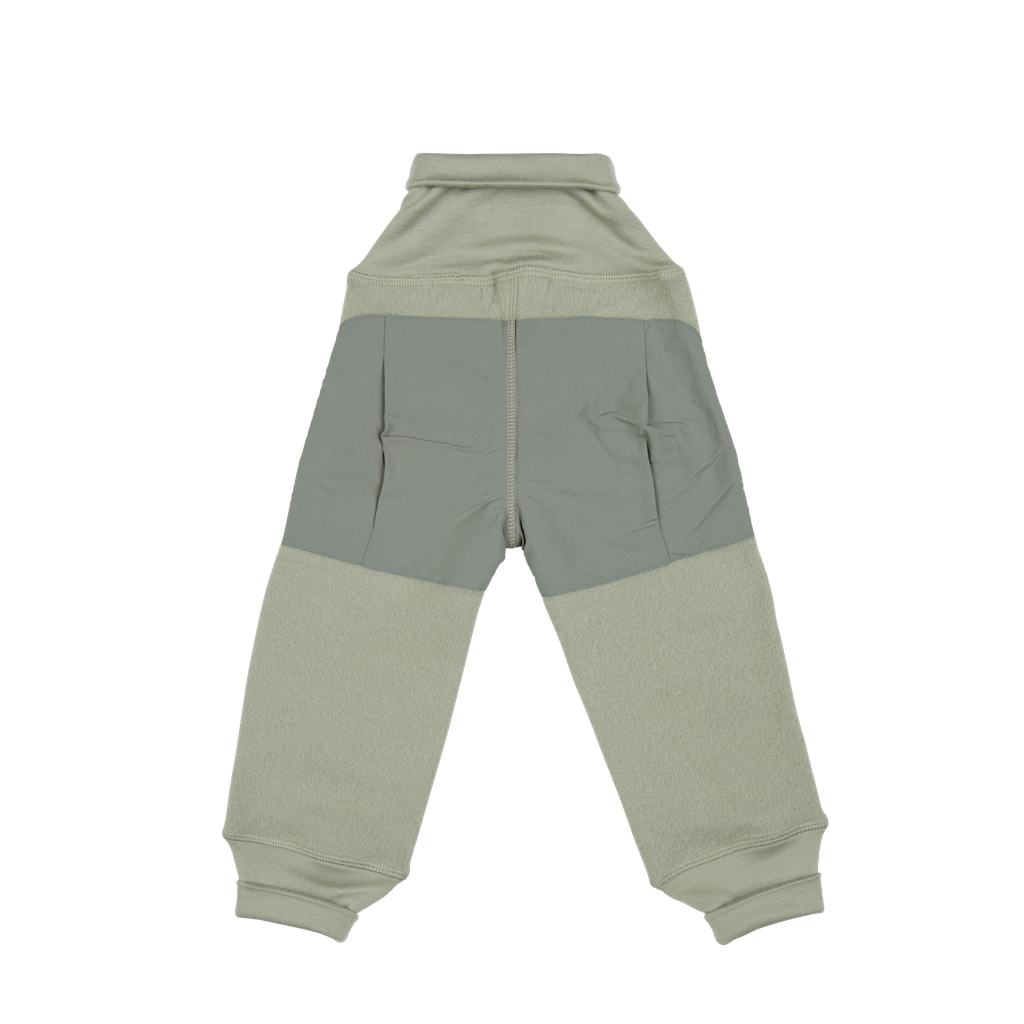 11037483_Voksi_Wool_Fleece-Pants_MistyGreen_Back Voksi bikses Misty Green - Image 2